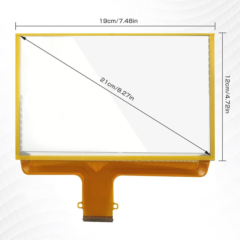 BHB 8" Inch Touchscreen Compatible with Chevrolet Silverado Suburban Tahoe & GMC Yukon Sierra 2015-2018 Direct Replacement for DJ080PA-01A and DJ080EA-01B - Image 3